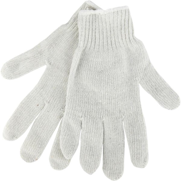 Do it Men’s Large Reversible Knit Mason Glove, White