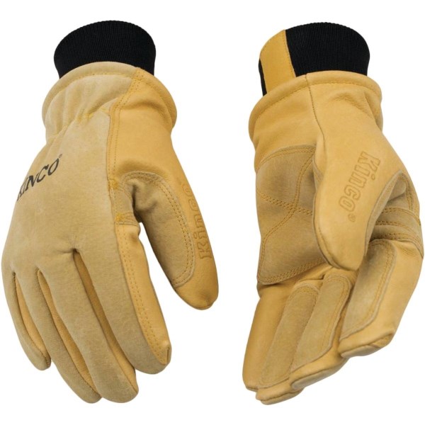 Kinco Men’s Large Premium Suede Pigskin Winter Work Glove
