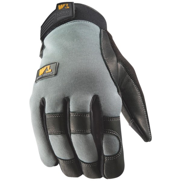Wells Lamont FX3 HydraHyde Men’s Large Leather Grain Goatskin Insulated Work Glove