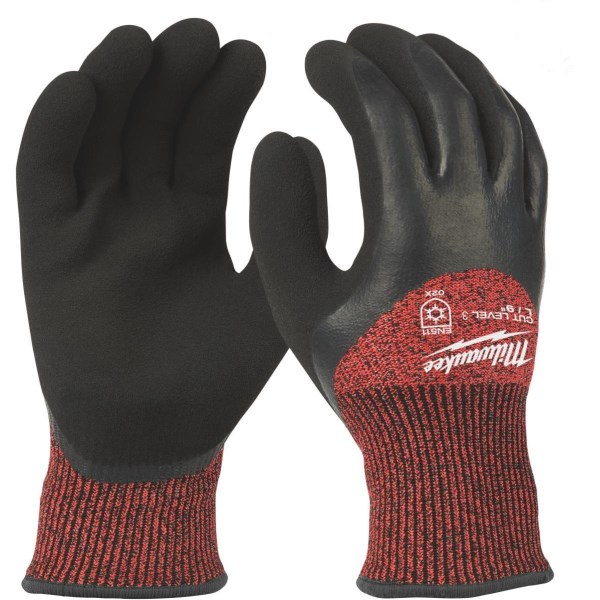 Milwaukee Unisex L Latex Coated Cut Level 3 Insulated Work Glove