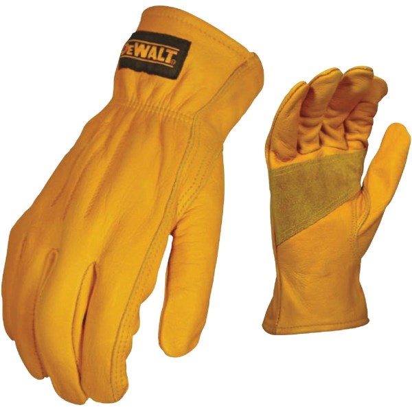 DEWALT Men’s Large Premium Grade Leather Driver Glove
