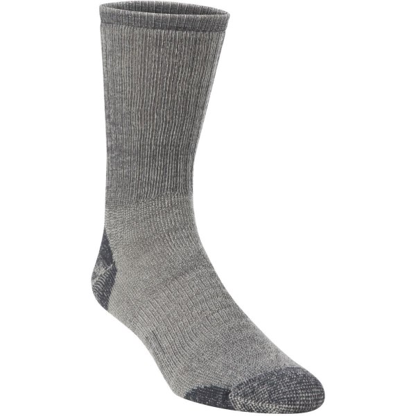 Hiwassee Trading Company Men’s Large Charcoal Medium Weight Hiking Crew Sock