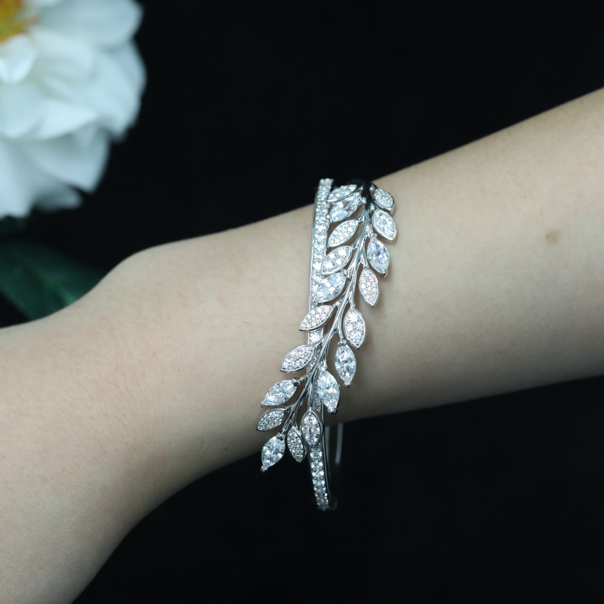 Royal Eye 925 Silver Gold-Plated Dijia Horse Eye Diamond Bracelet