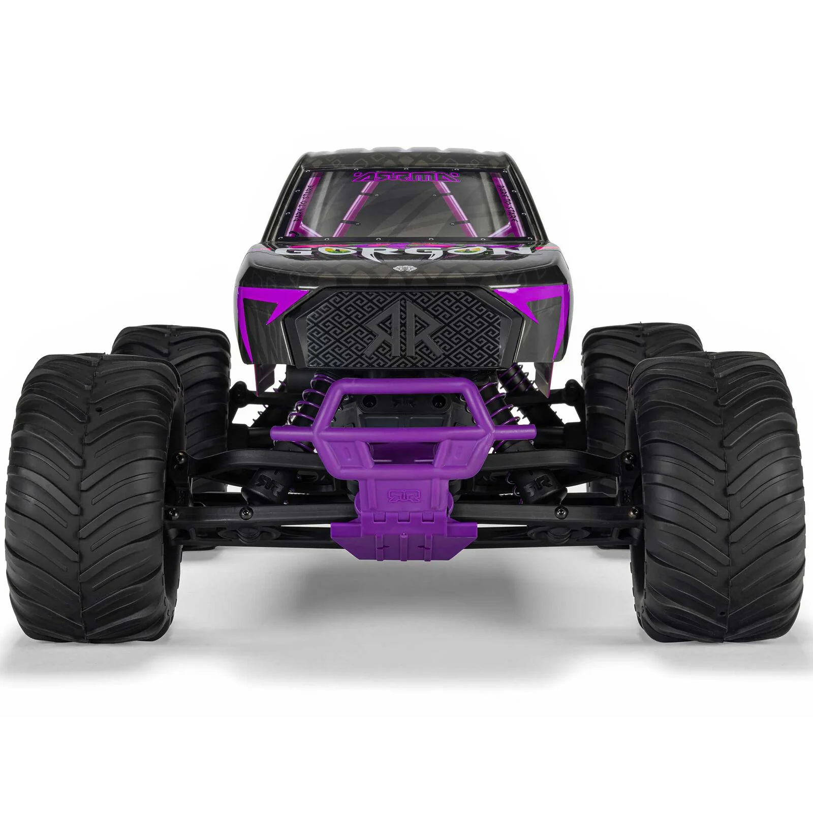 ARRMA 1/10 GORGON 2WD RTR Brushed Monster Truck (Battery & Charger Included), Purple