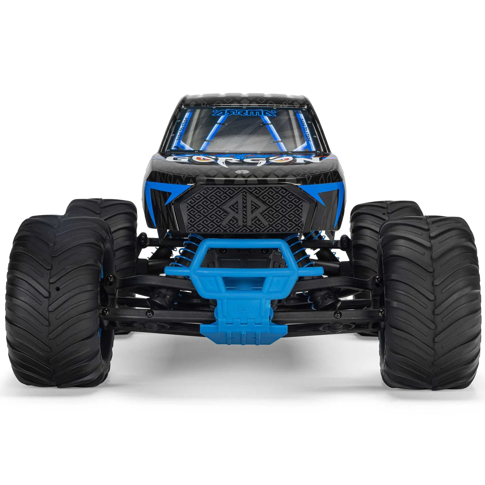 ARRMA 1/10 GORGON 2WD RTR Brushed Monster Truck (Battery & Charger Included), Blue