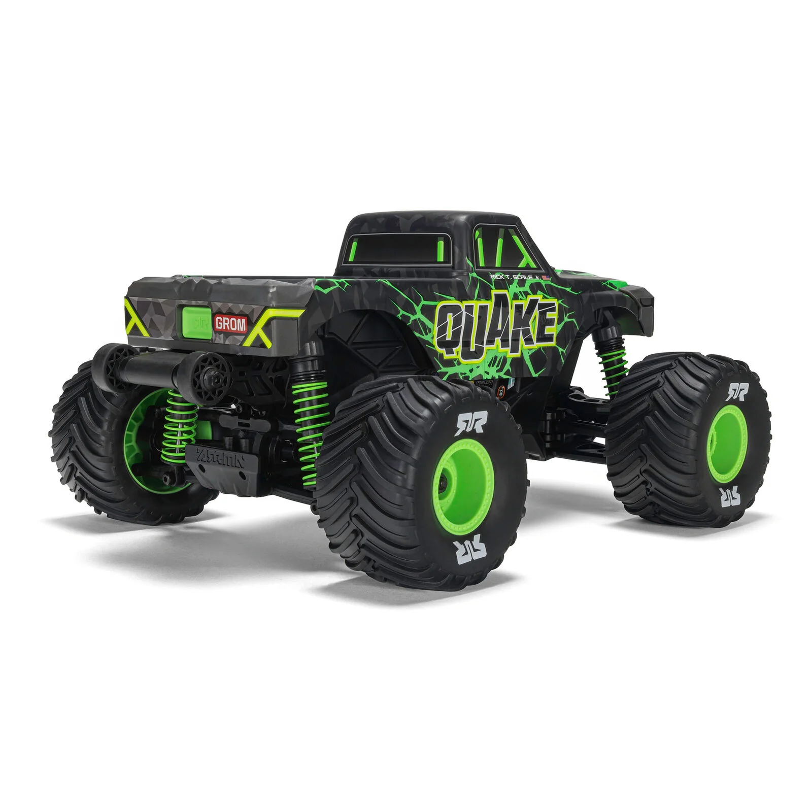 ARRMA 1/16 QUAKE GROM 4X4 RTR Brushed Monster Truck, Green