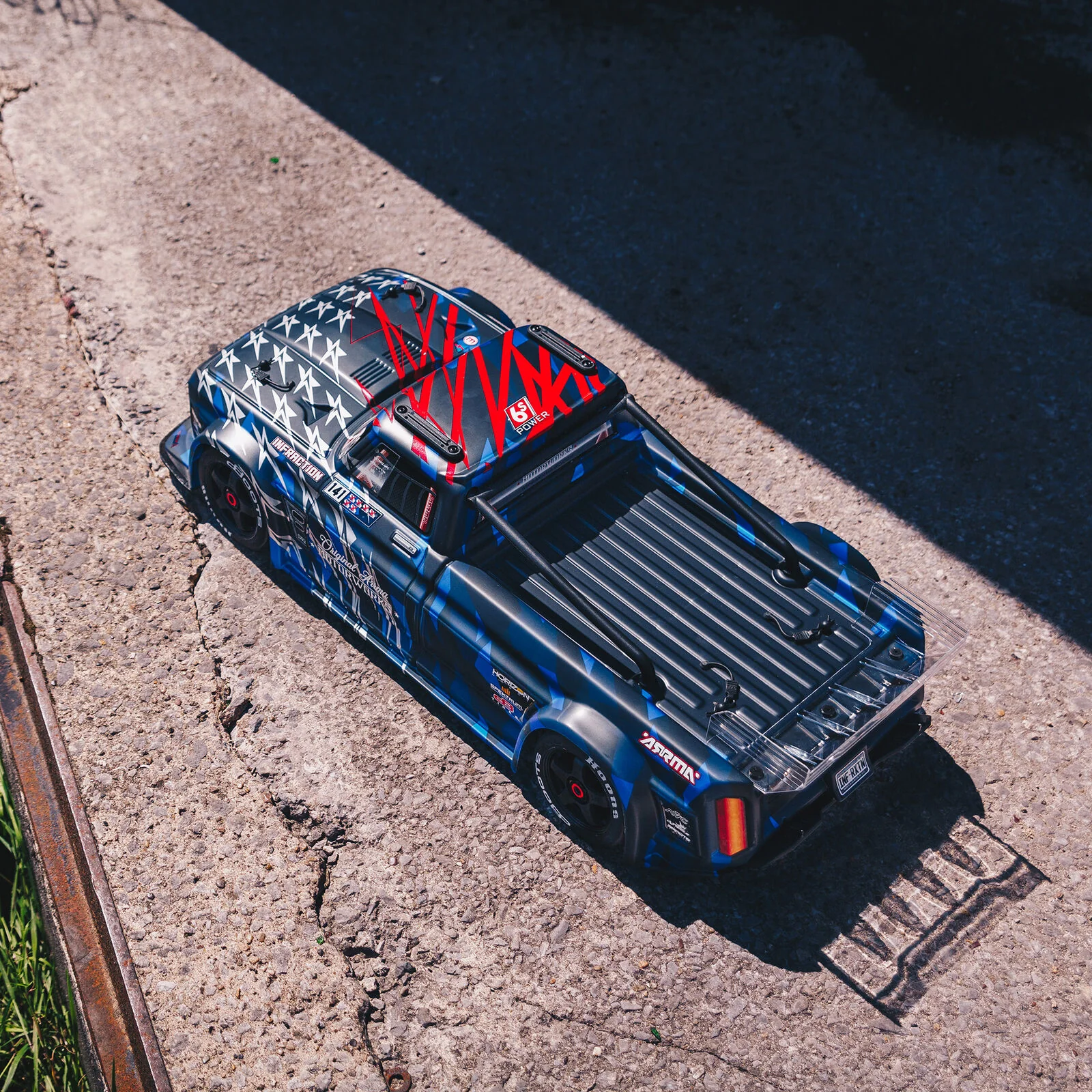 ARRMA 1/7 INFRACTION 6S BLX All-Road Truck RTR, Blue