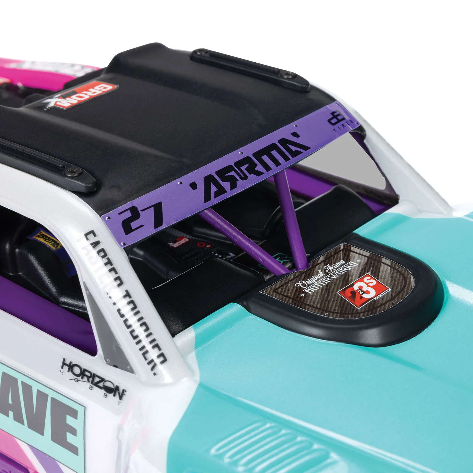 ARRMA MOJAVE GROM 223S BLX Brushless 4X4 Small Scale Desert Truck RTR with Battery & Charger, Teal