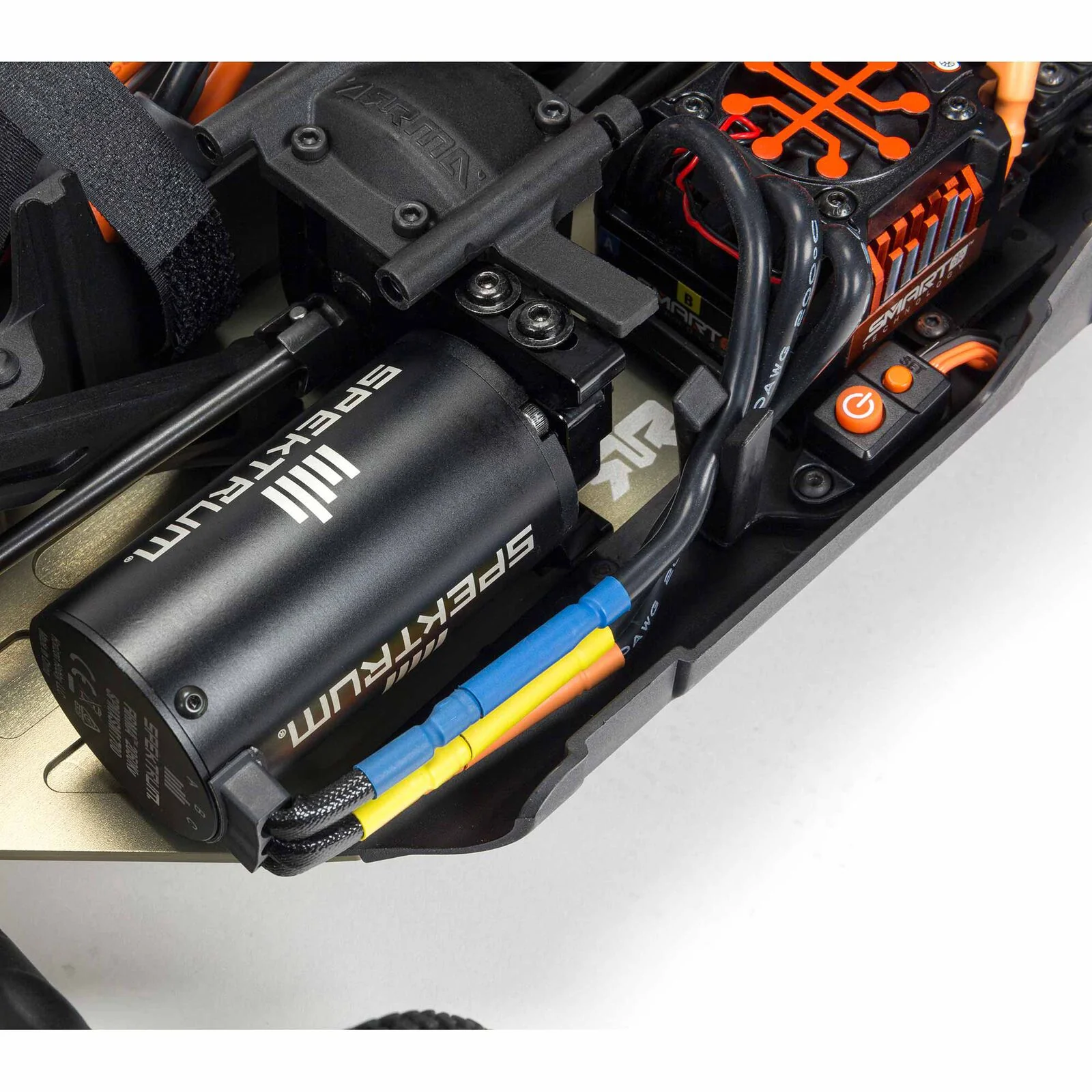 ARRMA 1/8 TLR Tuned TYPHON 6S 4WD BLX Buggy RTR, Red/Blue