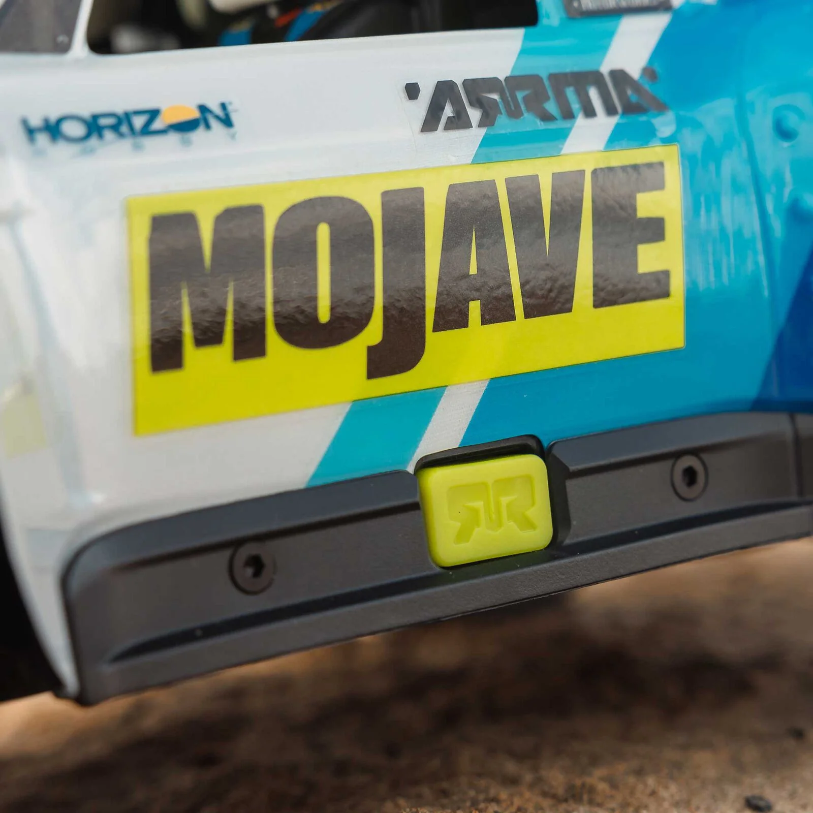 ARRMA Movaje Grom Mega 380 Brushed 4X4 Small Scale Desert Truck RTR with Battery & Charger, Blue/White