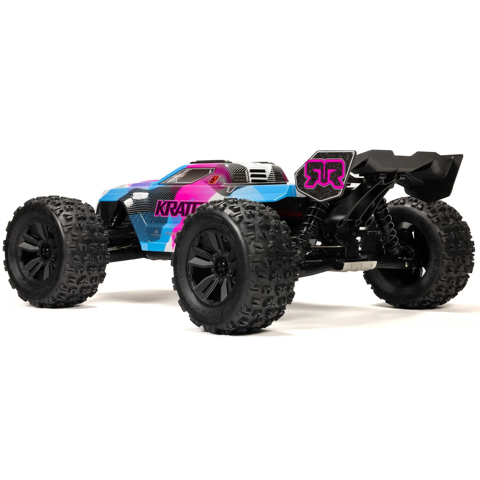 ARRMA 1/8 KRATON 6S 4X4 RTR Brushless Speed Truck, Blue/Pink