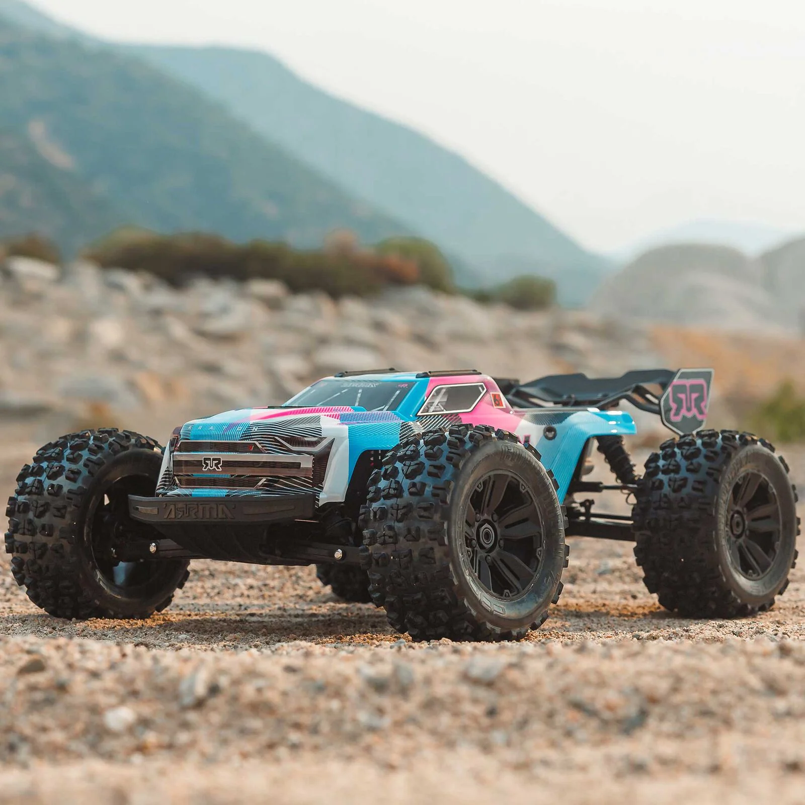 ARRMA 1/8 KRATON 6S 4X4 RTR Brushless Speed Truck, Blue/Pink