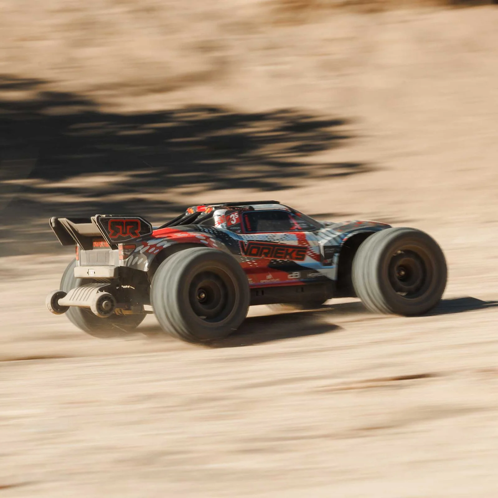 ARRMA 1/10 VORTEKS 223S DSC 4X4 RTR Brushless Stadium Truck, Red