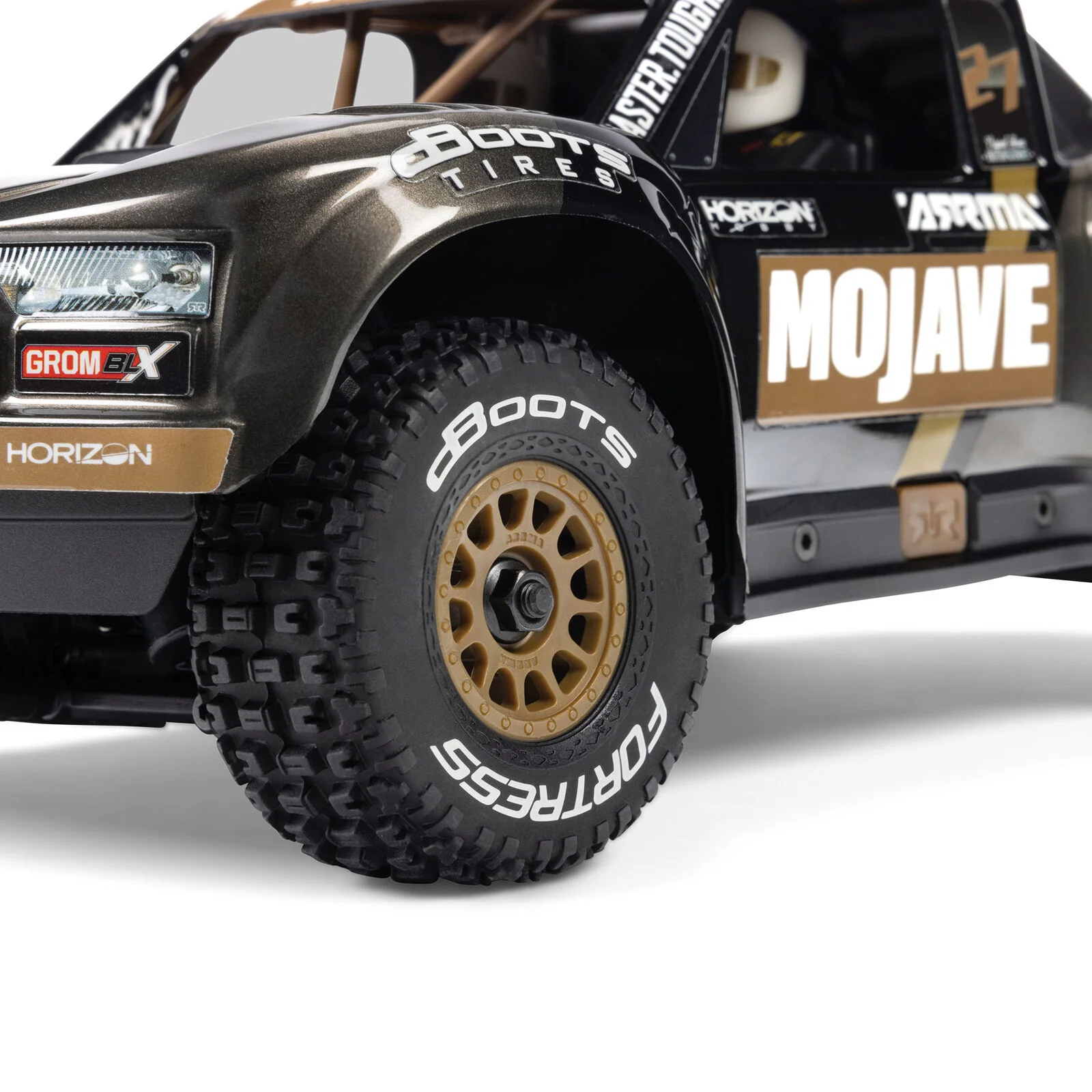 ARRMA Mojave Grom 223S BLX Brushless 4X4 Small Scale Desert Truck RTR, Black
