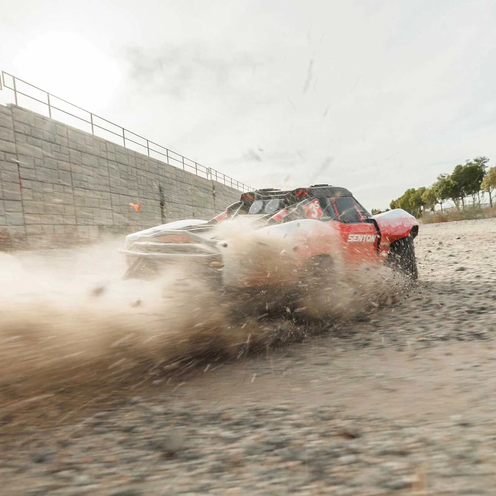 ARRMA 1/10 SENTON 223S BLX Brushless 4X4 Short Course Truck RTR with DSC, Red