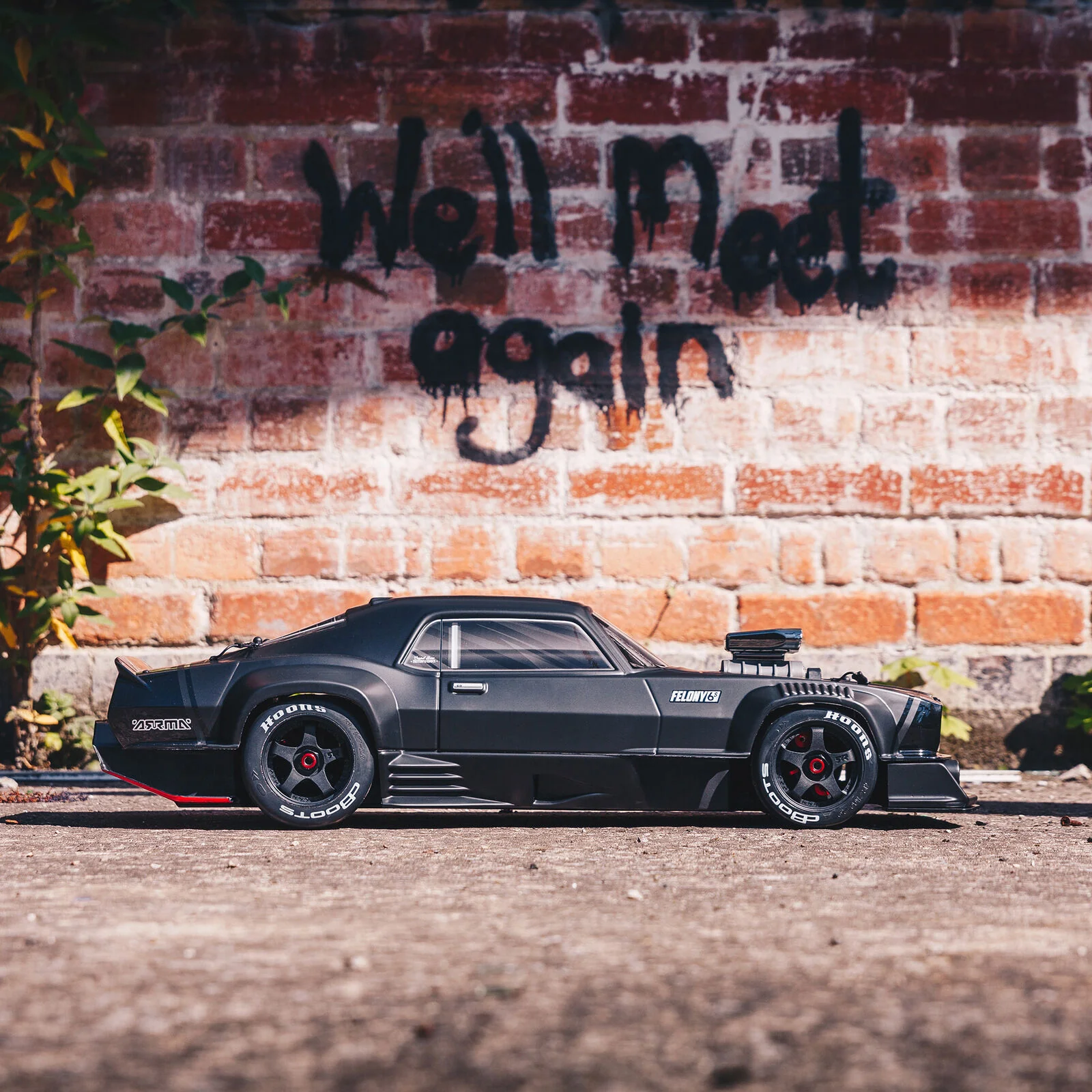 ARRMA 1/7 FELONY 6S BLX Street Bash All-Road Muscle Car RTR, Black
