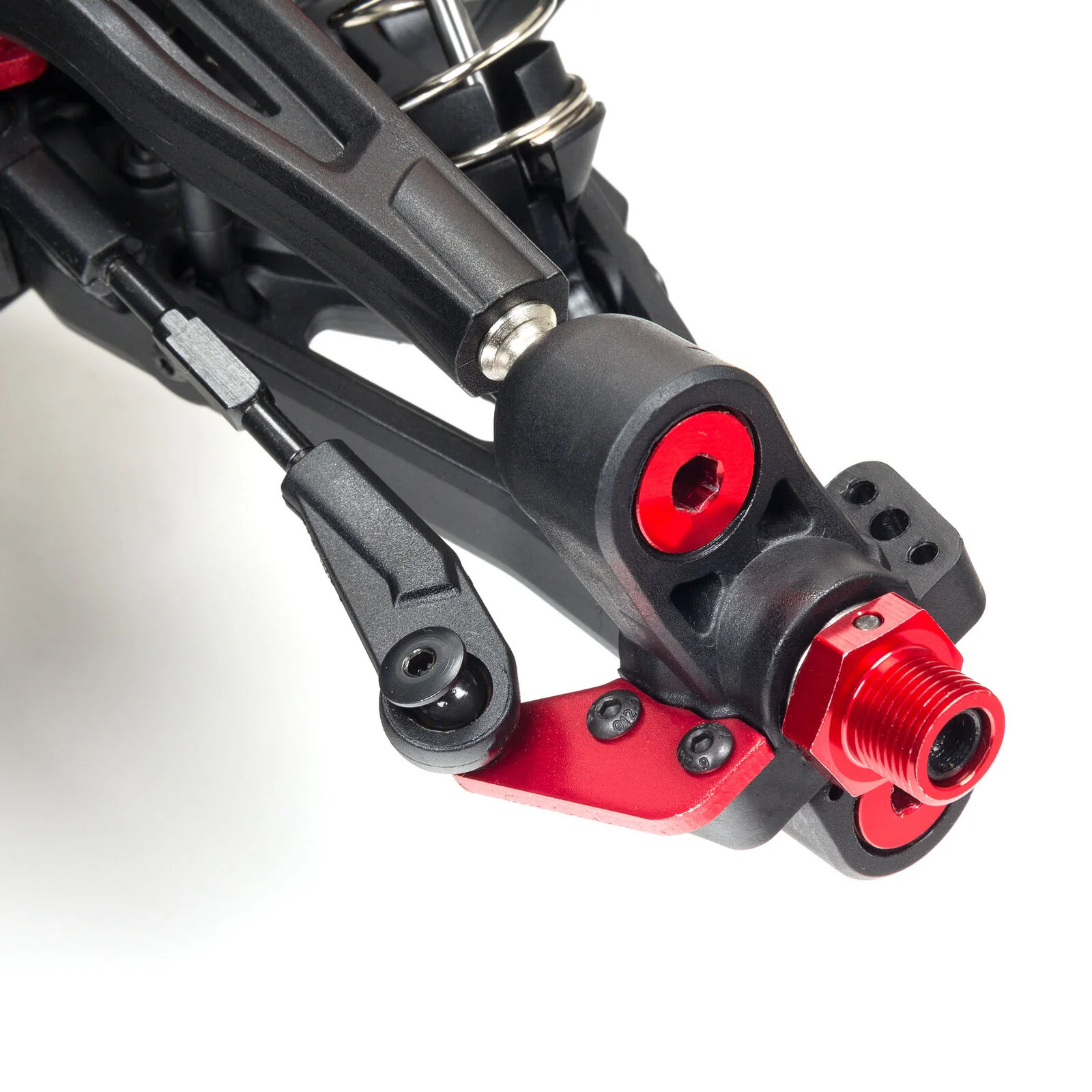 ARRMA 1/7 MOJAVE 6S V2 4WD BLX Desert Truck with Spektrum Firma RTR, Red/Black