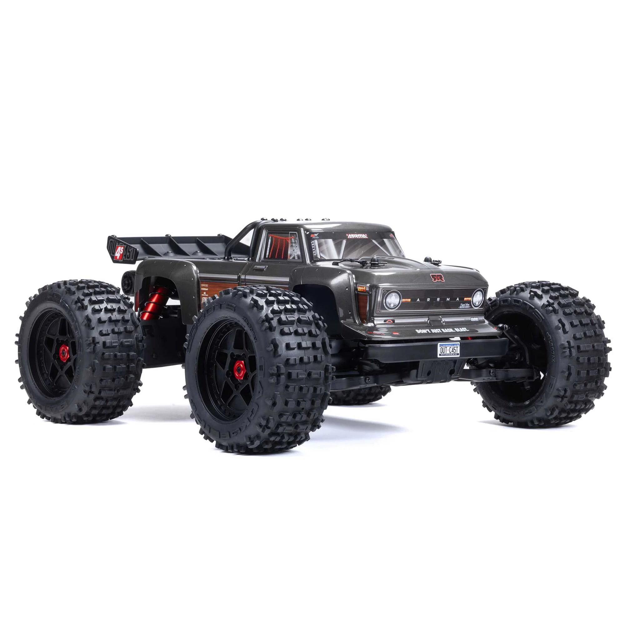 ARRMA Outcast 4X4 4s Brushless 1/10TH 4WD Stunt truck  Gunmetal grey