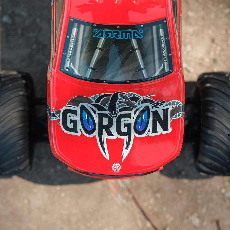 ARRMA GORGON 2wd MT 1/10 RTR Smart 3300 7C S120 USB Red