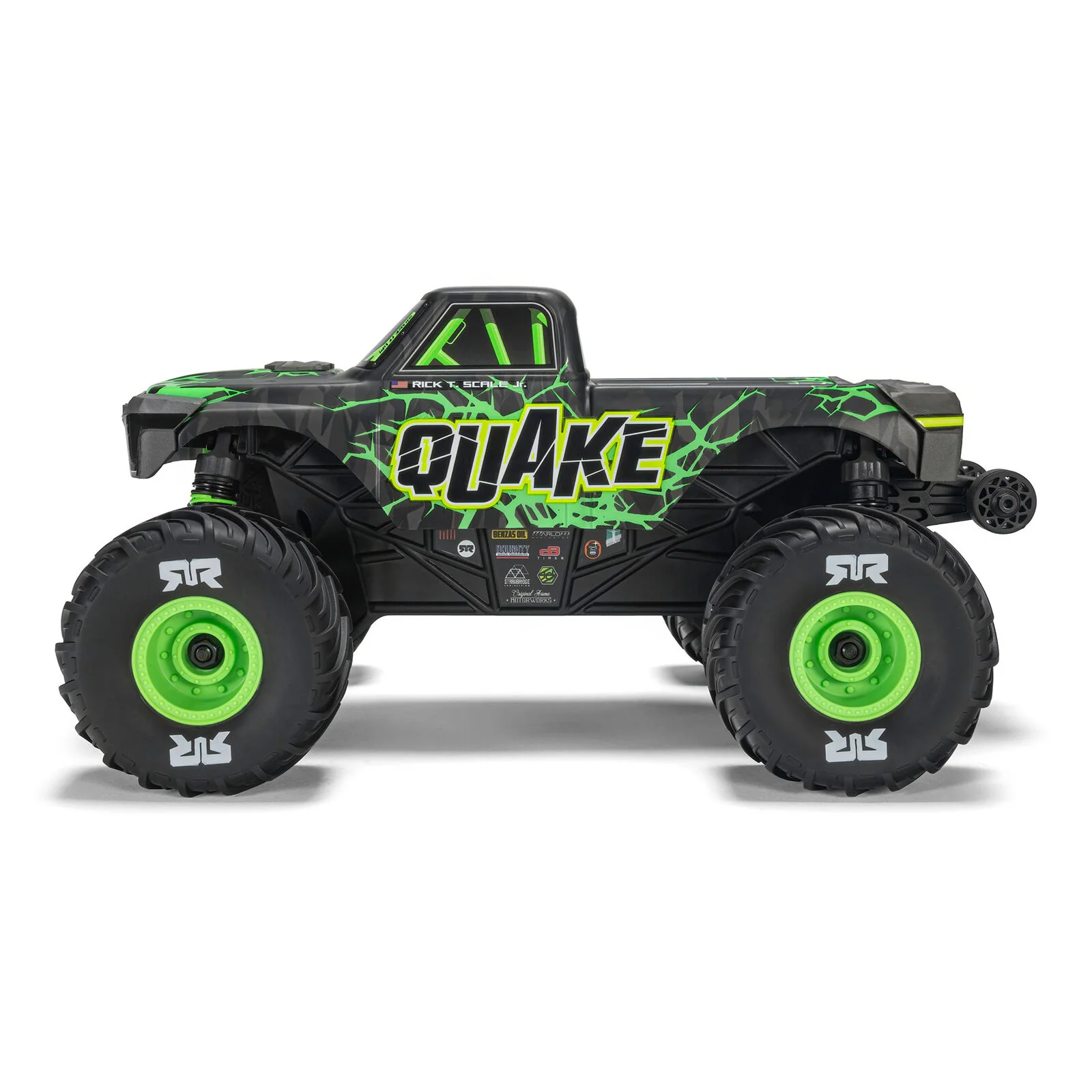 ARRMA 1/16 QUAKE GROM 4X4 RTR Brushed Monster Truck, Green