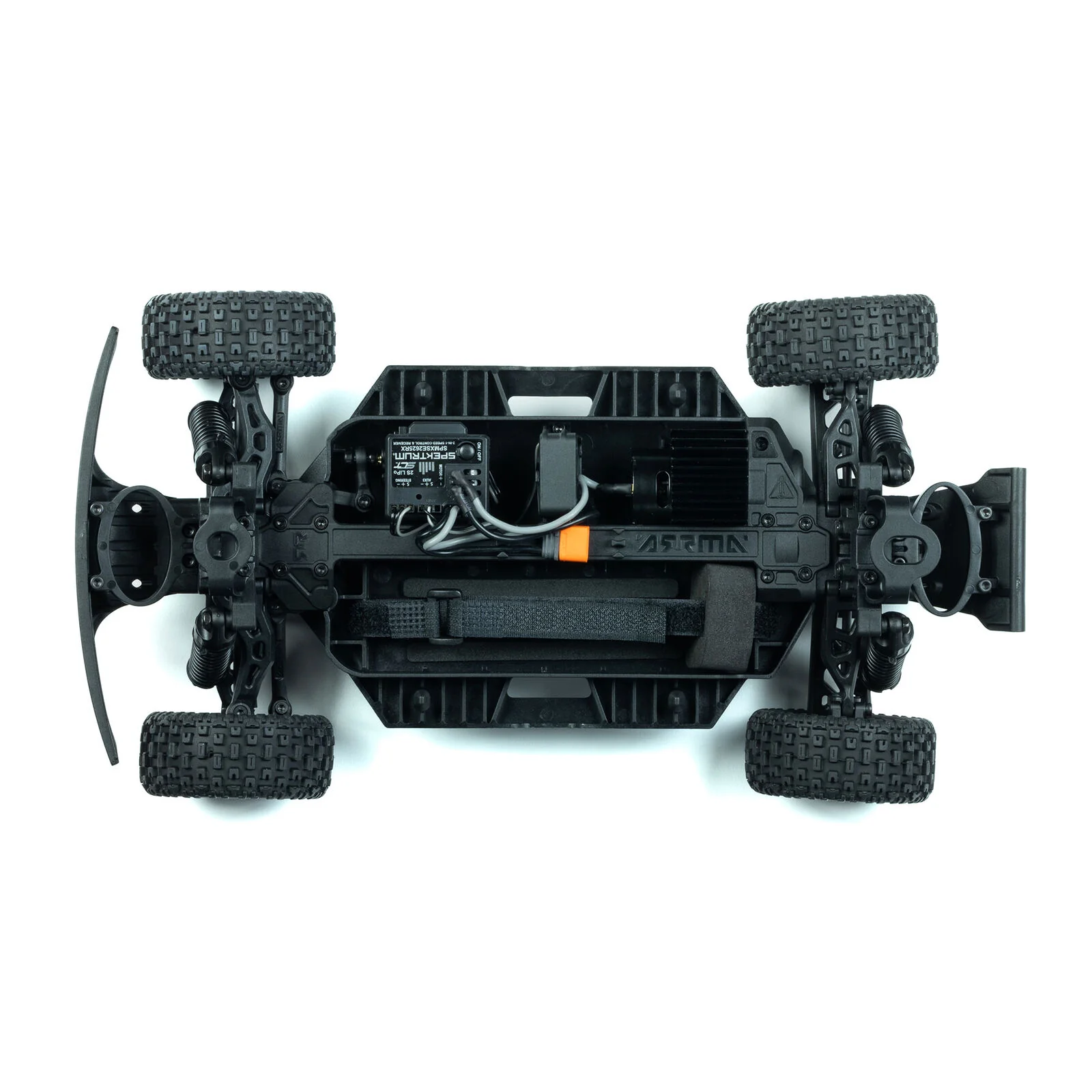 ARRMA Movaje Grom Mega 380 Brushed 4X4 Small Scale Desert Truck RTR with Battery & Charger, Blue/White