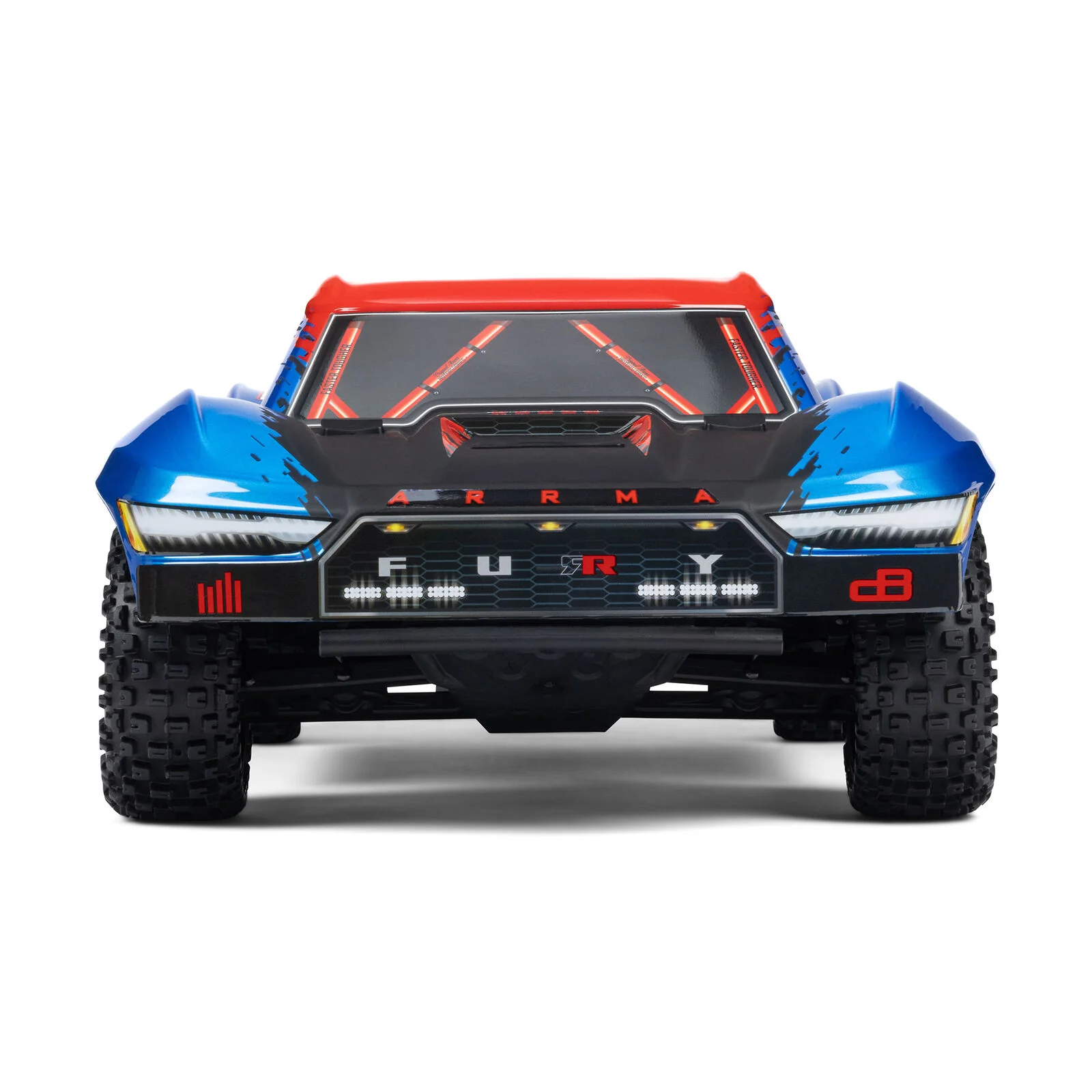 ARRMA 1/10 FURY 2wd 223S BLX Brushless Short Course Truck RTR with DSC, Blue