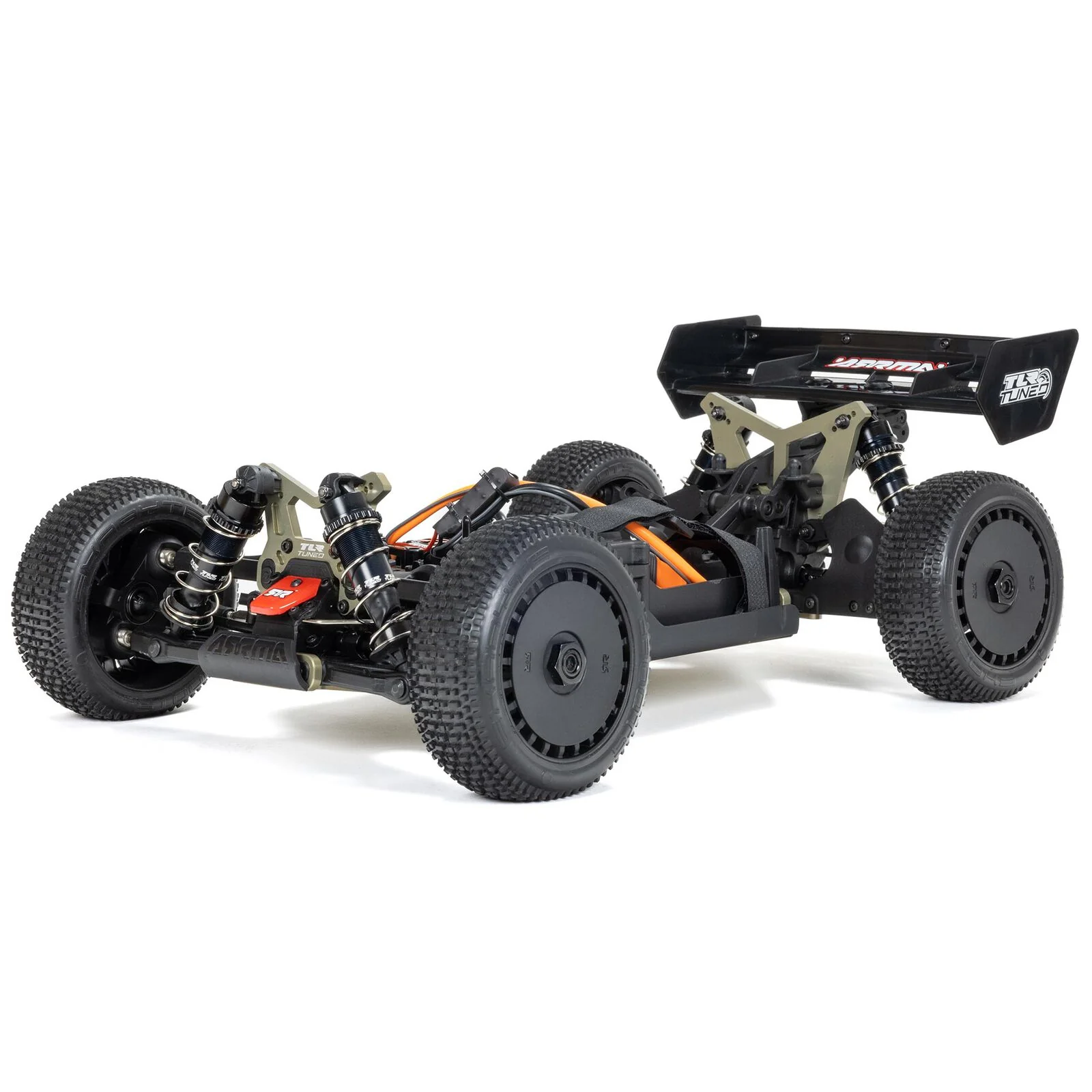 ARRMA 1/8 TLR Tuned TYPHON 6S 4WD BLX Buggy RTR, Red/Blue