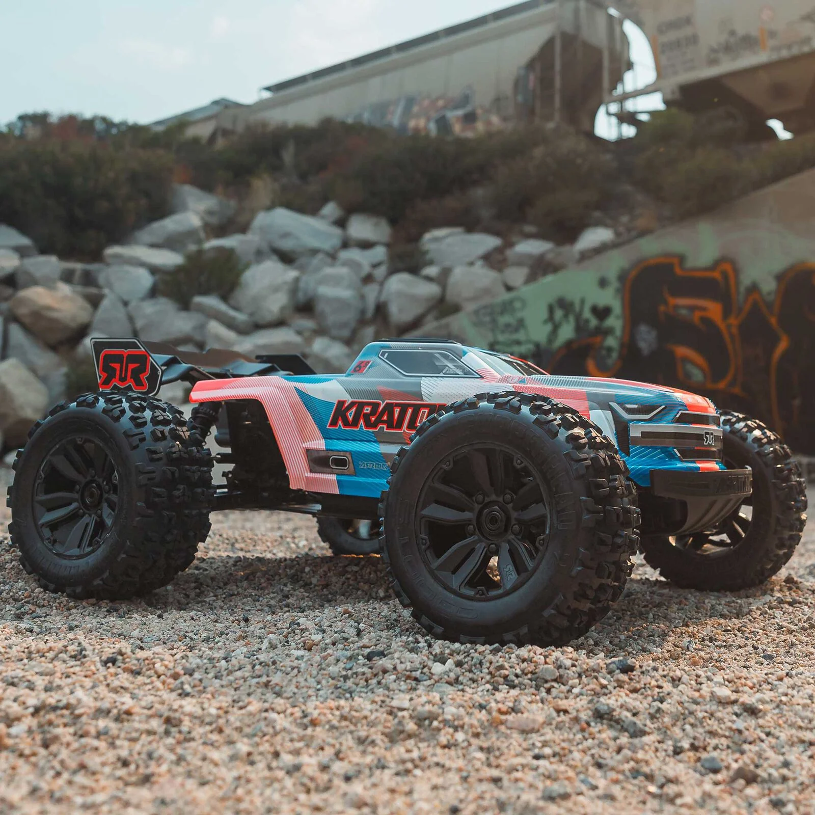 ARRMA 1/8 KRATON 6S 4X4 RTR Brushless Speed Truck, Blue/Orange