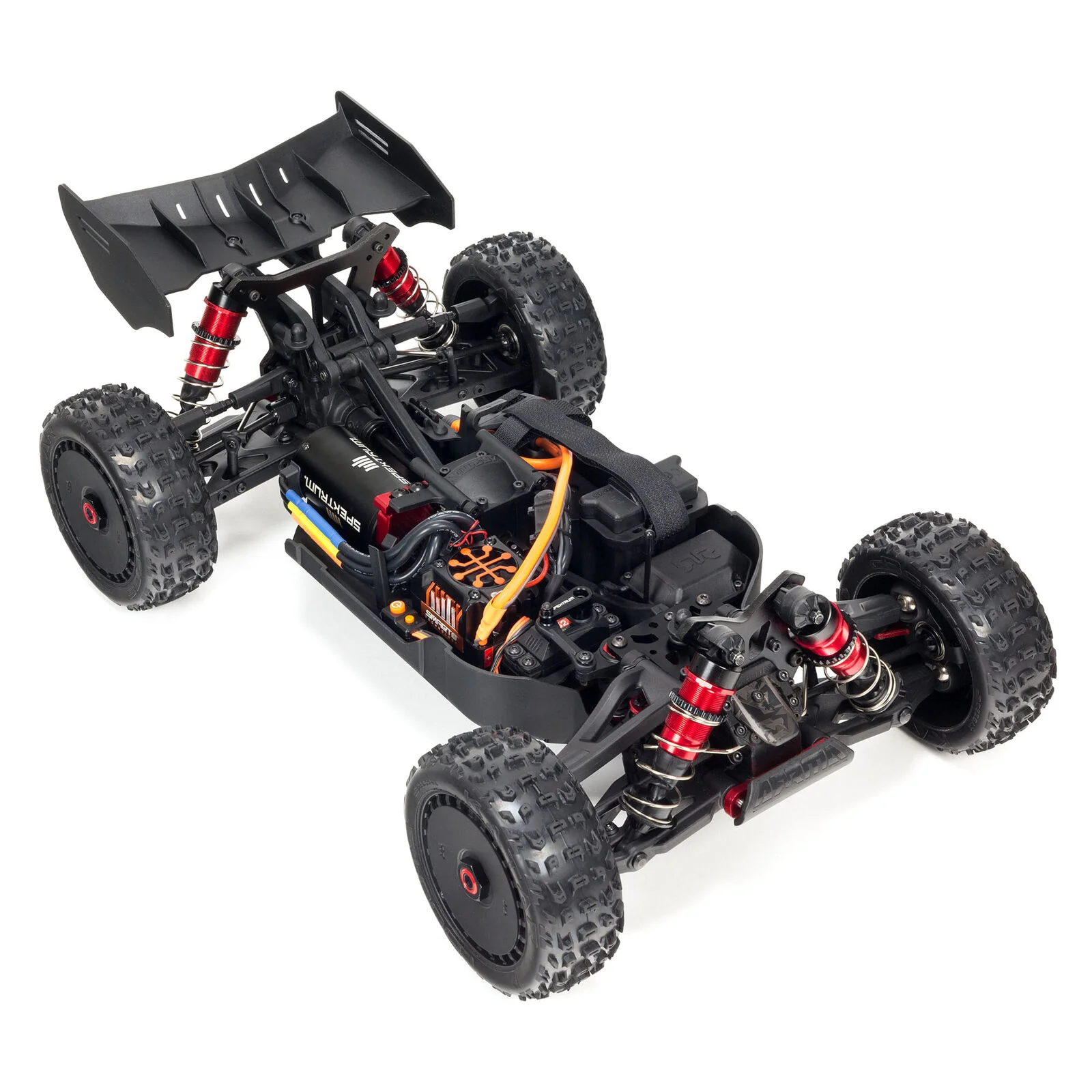 ARRMA 1/8 TYPHON 6S V5 4WD BLX Buggy with Spektrum Firma RTR, Black