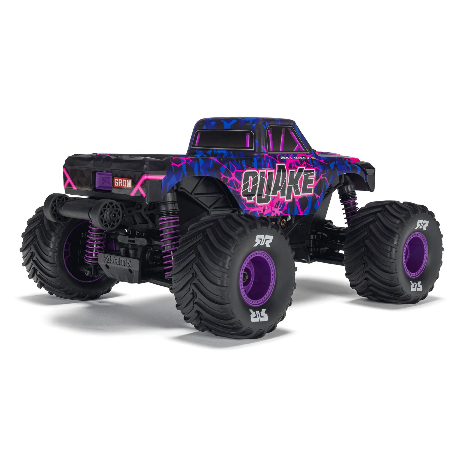ARRMA 1/16 QUAKE GROM 4X4 RTR Brushed Monster Truck, Purple