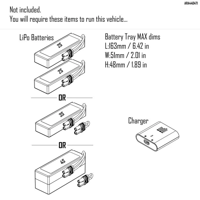 ARRMA MOJAVE 4X4 4S BLX 1/8th Scale Desert Truck Blu/Red