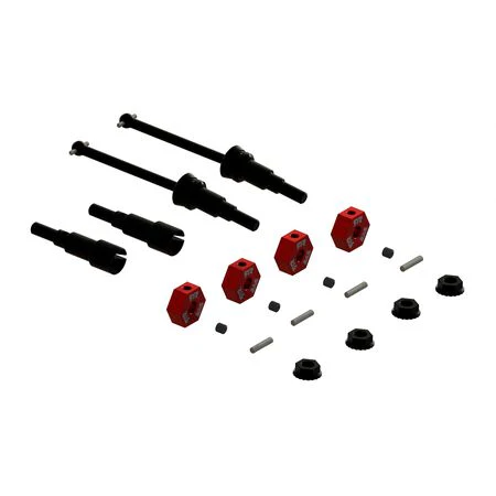 ARRMA Metal Axle & Wheel Hex Set B (4pcs) - GROM