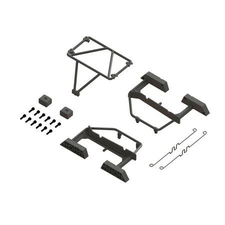 ARRMA Desert Truck Body Roll Cage Set (Black) - GROM
