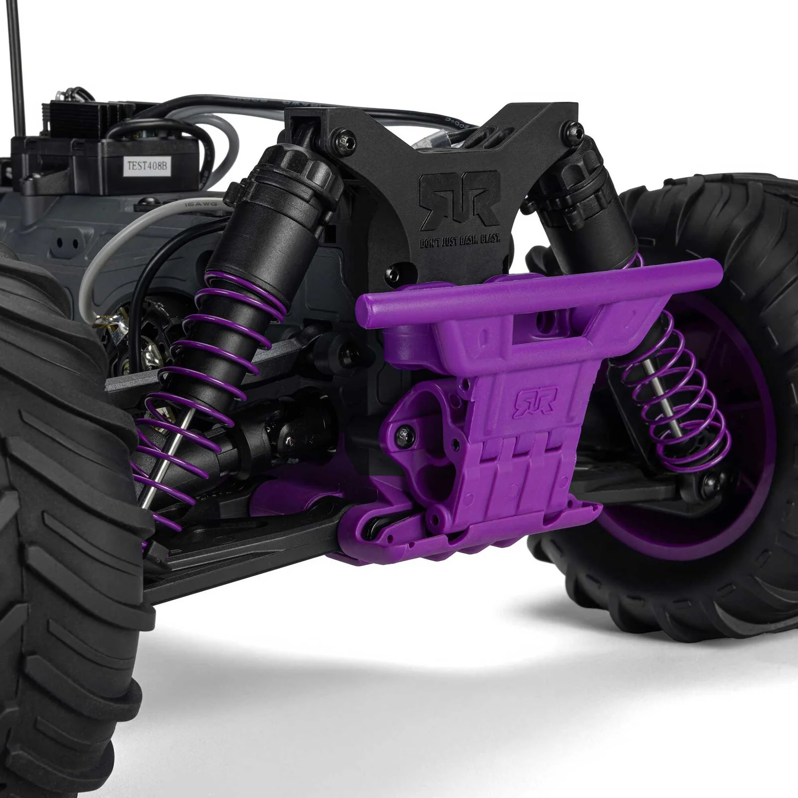 ARRMA 1/10 GORGON 2WD RTR Brushed Monster Truck (Battery & Charger Included), Purple