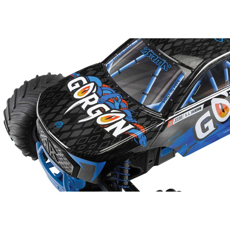 ARRMA 1/10 GORGON 4X2 MEGA 550 Brushed Monster Truck RTR