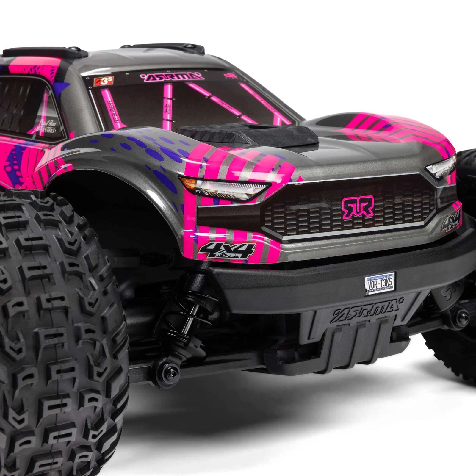 ARRMA 1/10 VORTEKS 223S DSC 4X4 RTR Brushless Stadium Truck, Purple