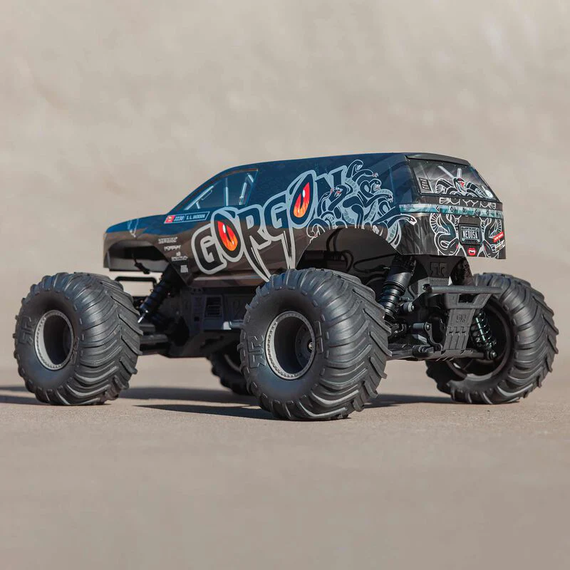 ARRMA GORGON 2wd MT 1/10 Ready to Assembly KIT SMART USB charger & Battery Gunmetal
