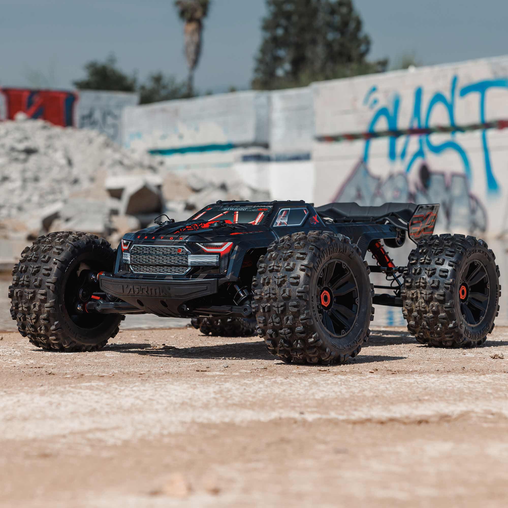 ARRMA 1/5 KRATON 4X4 8S BLX EXB Brushless Monster Truck RTR, Black