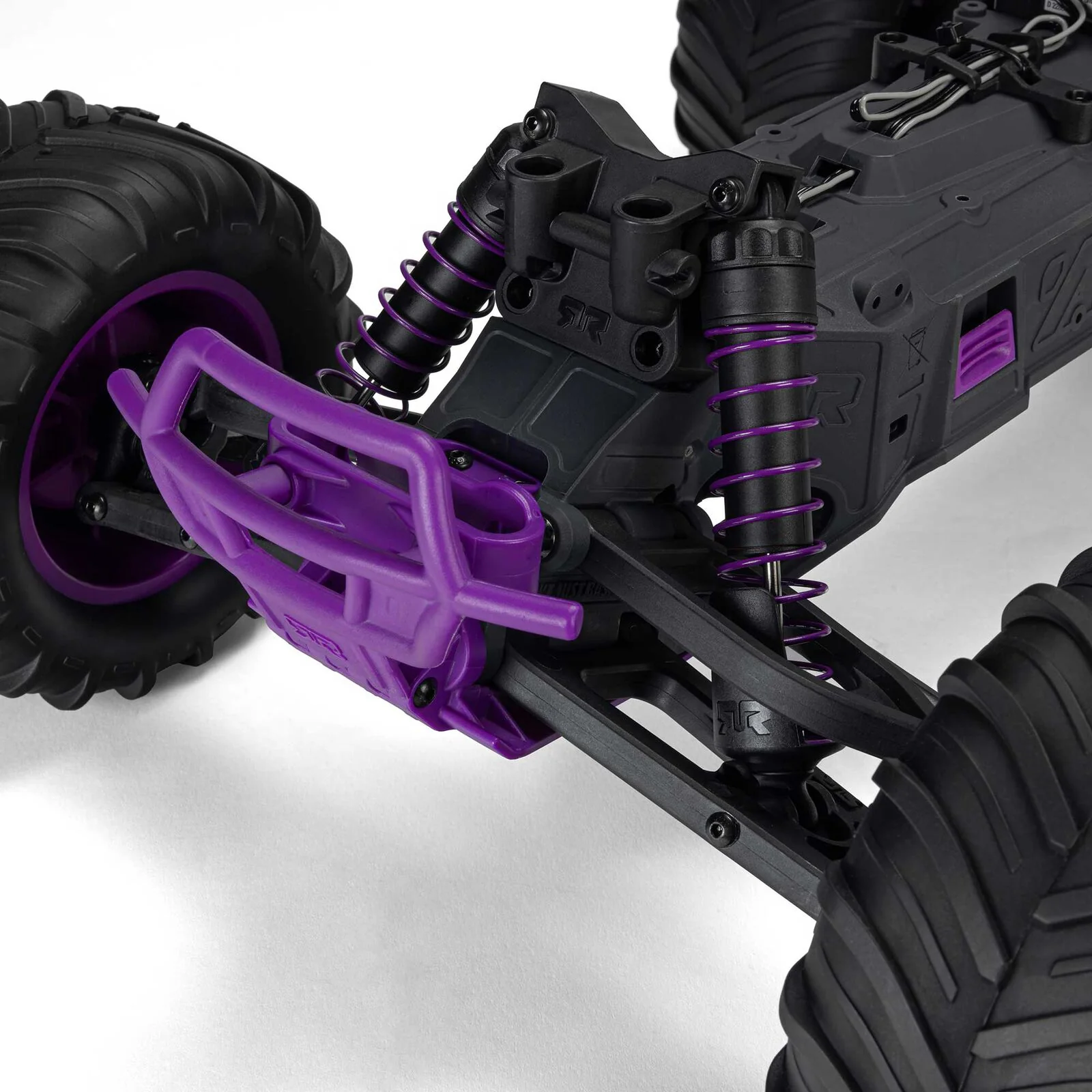 ARRMA 1/10 GORGON 2WD RTR Brushed Monster Truck (Battery & Charger Included), Purple