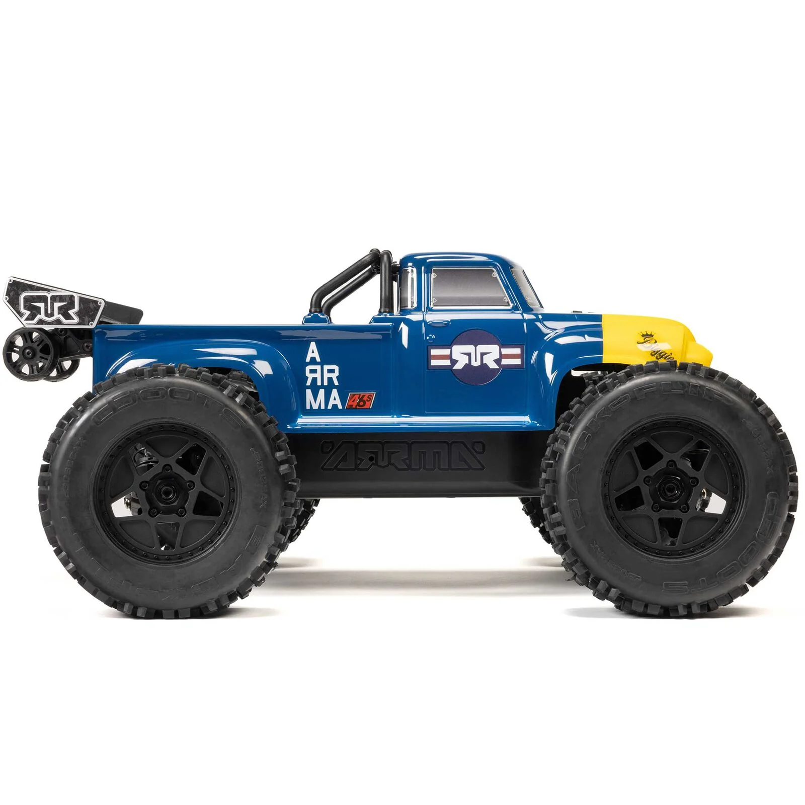 ARRRMA 1/8 NOTORIOUS 6S V6 4X4 BLX Brushless Stunt Truck RTR, Blue