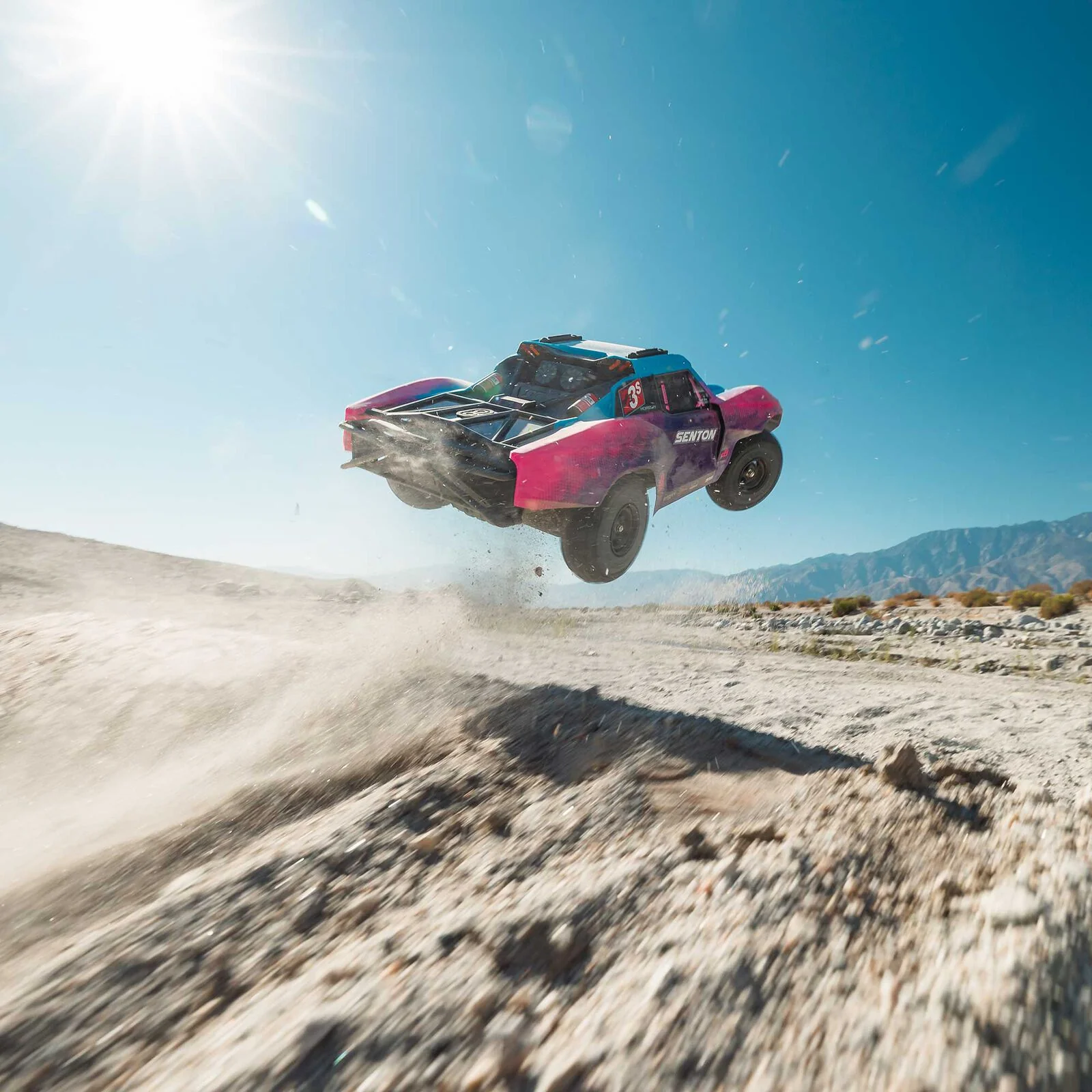 ARRMA 1/10 SENTON 223S BLX Brushless 4X4 Short Course Truck RTR with DSC, Blue