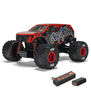 ARRMA 1/16 GORGON GROM 4X4 RTR Brushed Monster Truck, Red