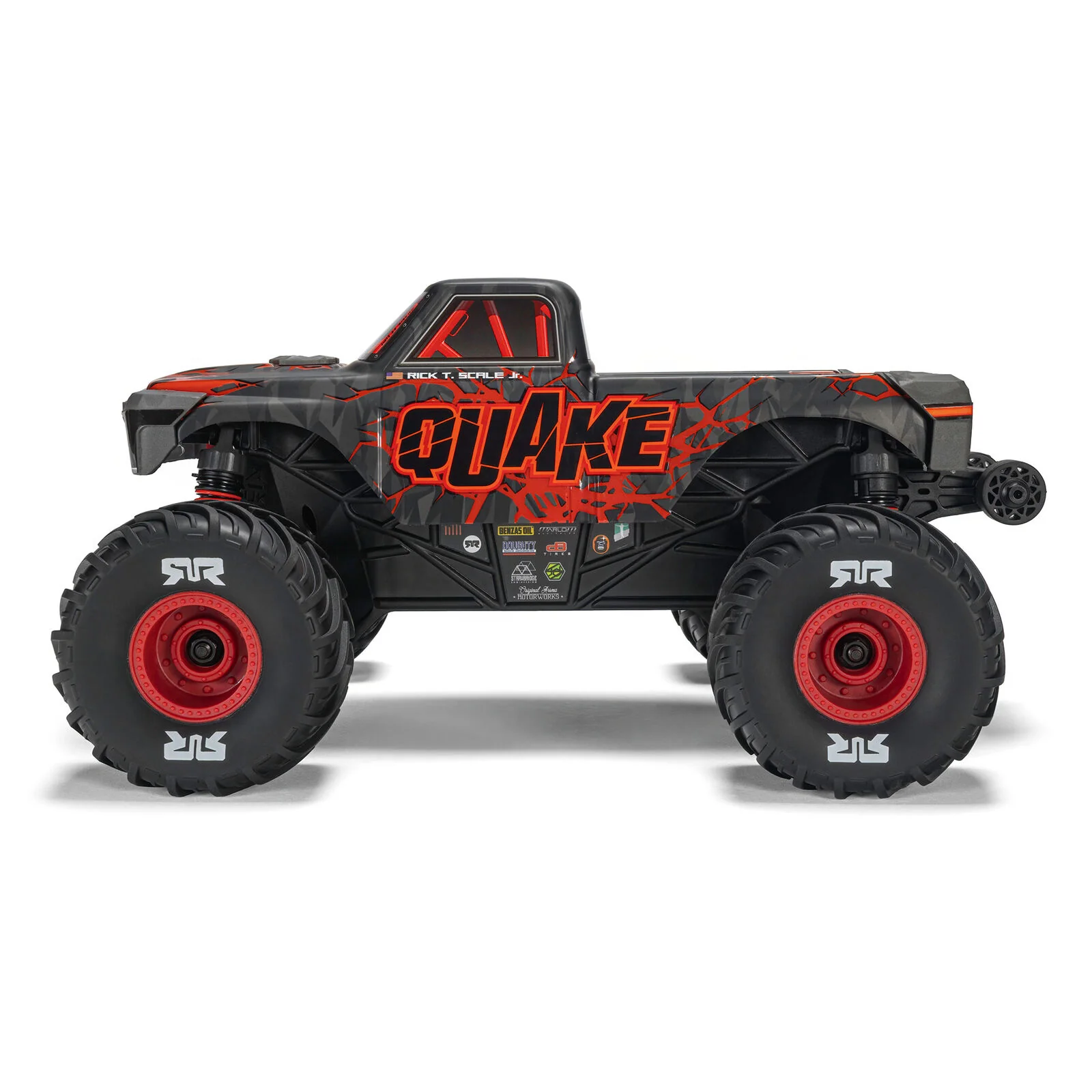 ARRMA 1/16 QUAKE GROM 4X4 RTR Brushed Monster Truck, Red
