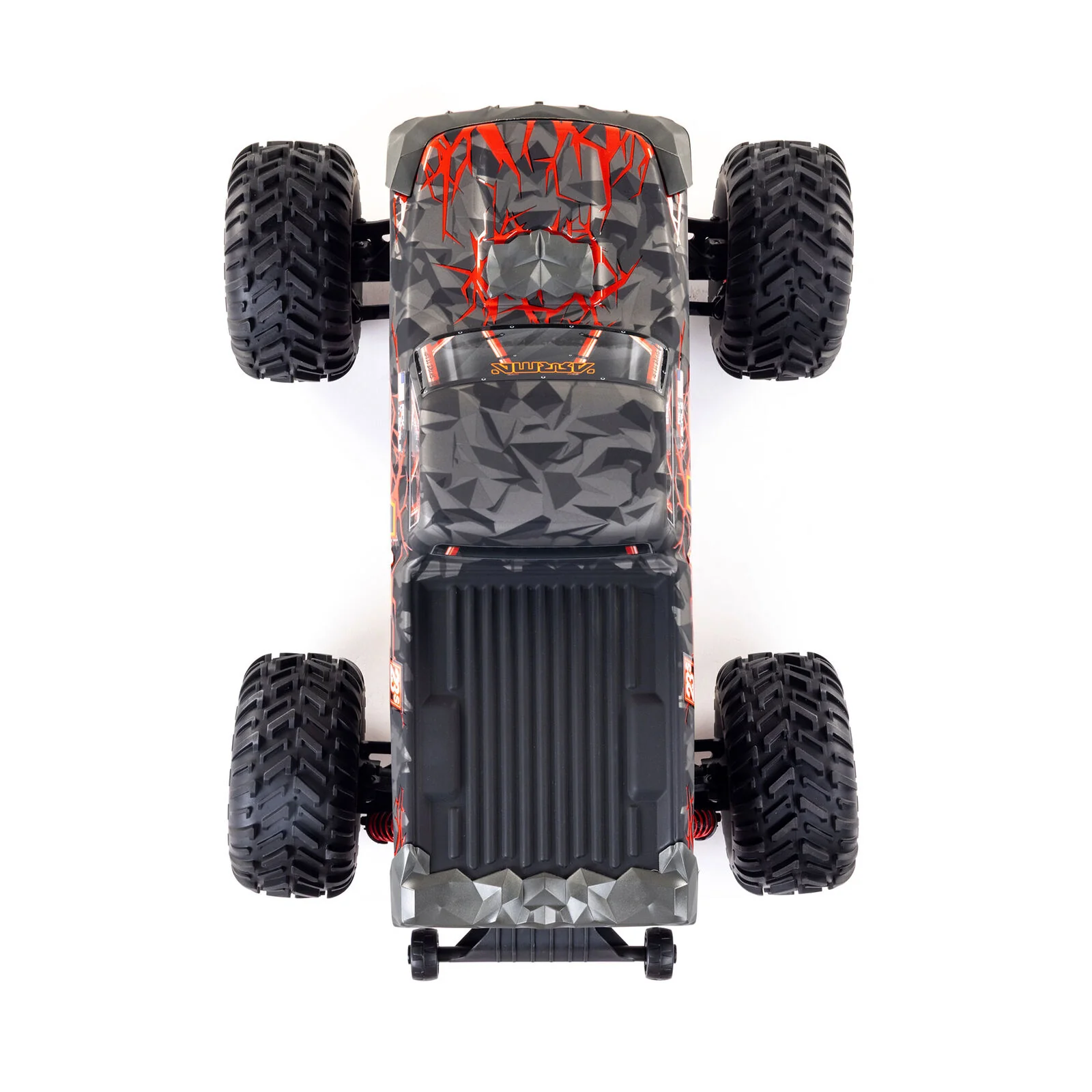 ARRMA 1/10 QUAKE 223S DSC 2WD RTR Brushless Monster Truck, Red
