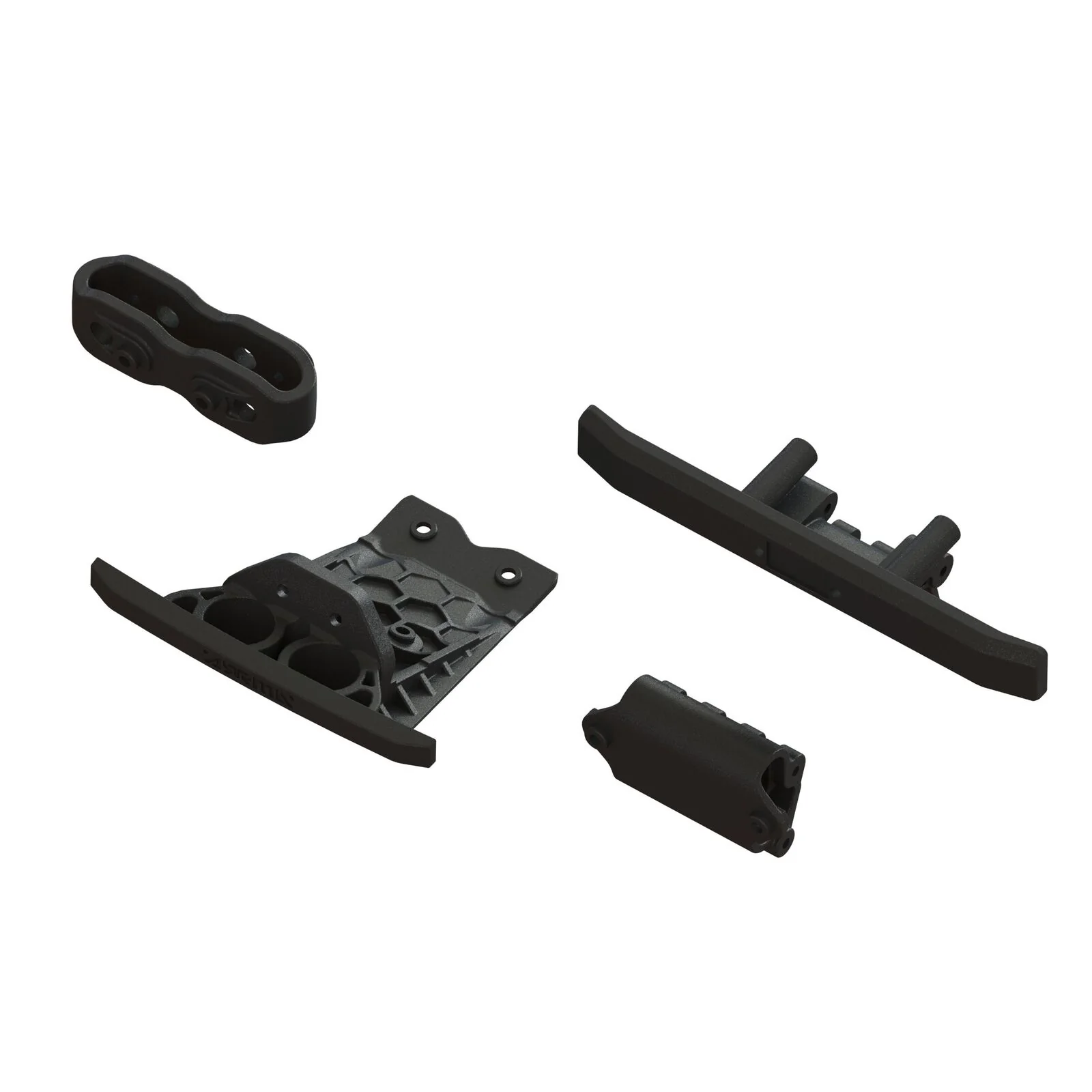 ARRMA Lower Skid And Bumper Set (Black)