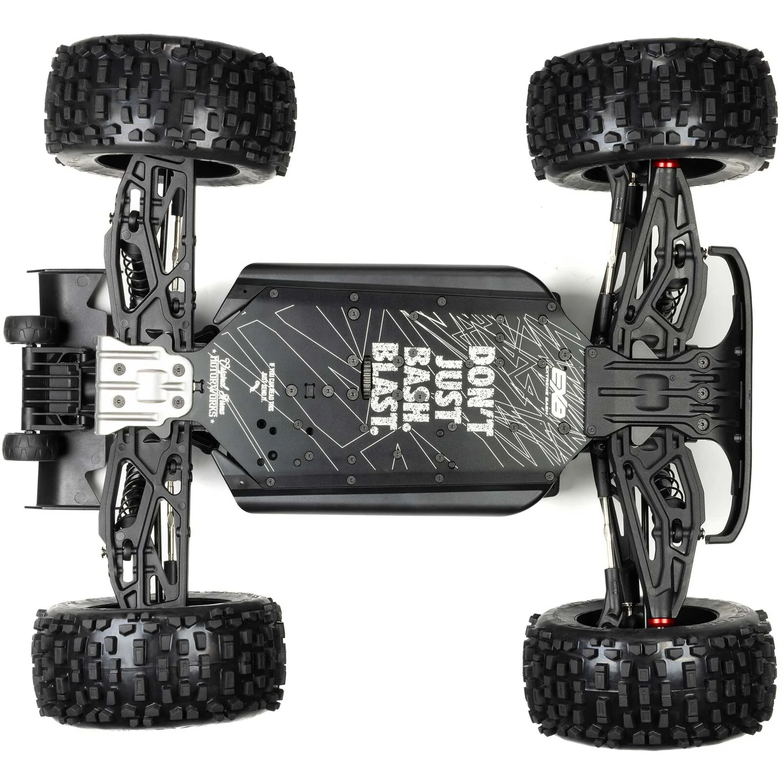 ARRMA 1/8 NOTORIOUS 6S V6 4X4 BLX Brushless Stunt Truck RTR, Black