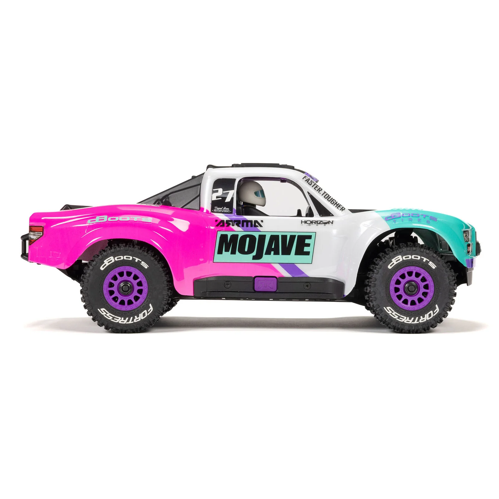 ARRMA MOJAVE GROM 223S BLX Brushless 4X4 Small Scale Desert Truck RTR with Battery & Charger, Teal