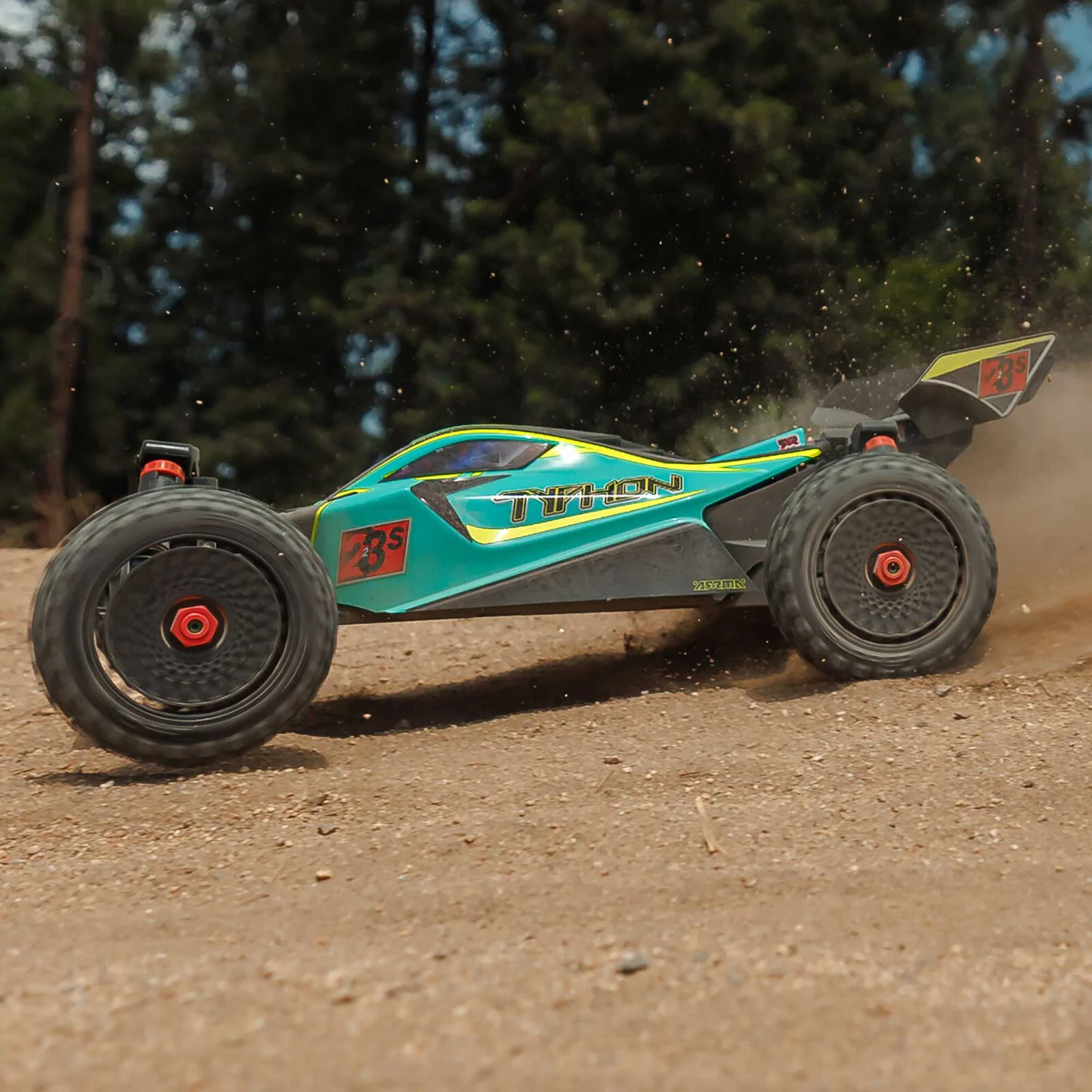 ARRMA 1/8 TYPHON 223S BLX Brushless 4X4 Buggy RTR with DSC, Green