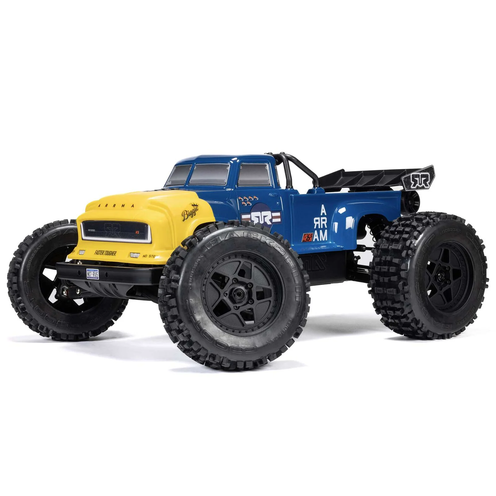ARRRMA 1/8 NOTORIOUS 6S V6 4X4 BLX Brushless Stunt Truck RTR, Blue