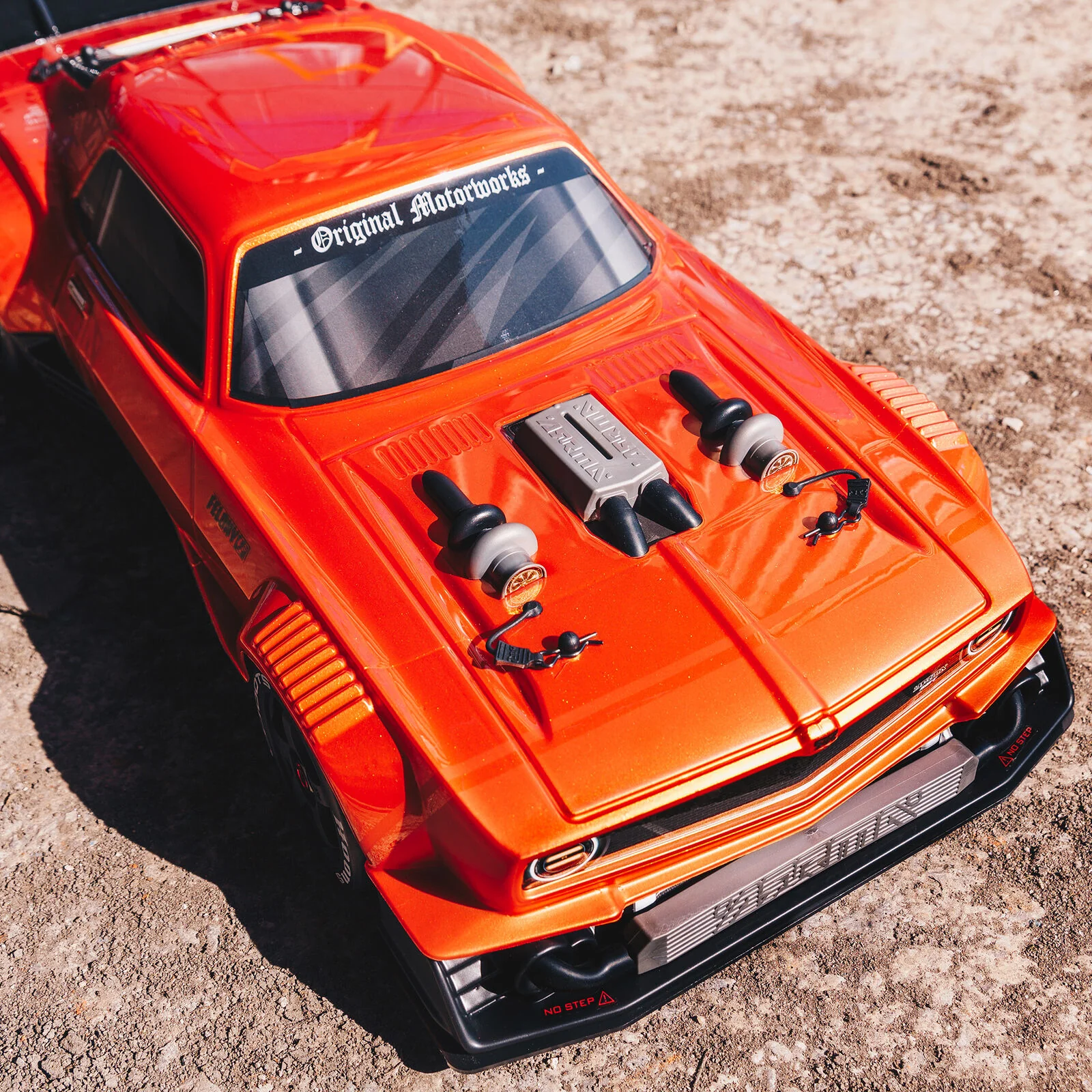 ARRMA 1/7 FELONY 6S BLX Street Bash All-Road Muscle Car RTR, Orange